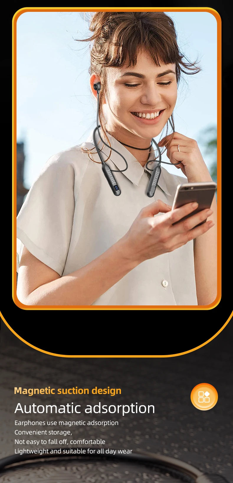 2023 New True Wireless BT Headphones: High Quality, Long Life, Digital Display and Pluggable Memory Card Playback!