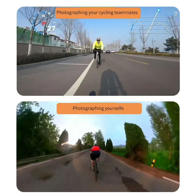 Camsteer Premium Bicycle Postseat 3rd Person View Mount for GoPro Max2 Hero 13 12 Insta360 X5 X4 X3 Ace Pro2 DJI Osmo360 Cameras