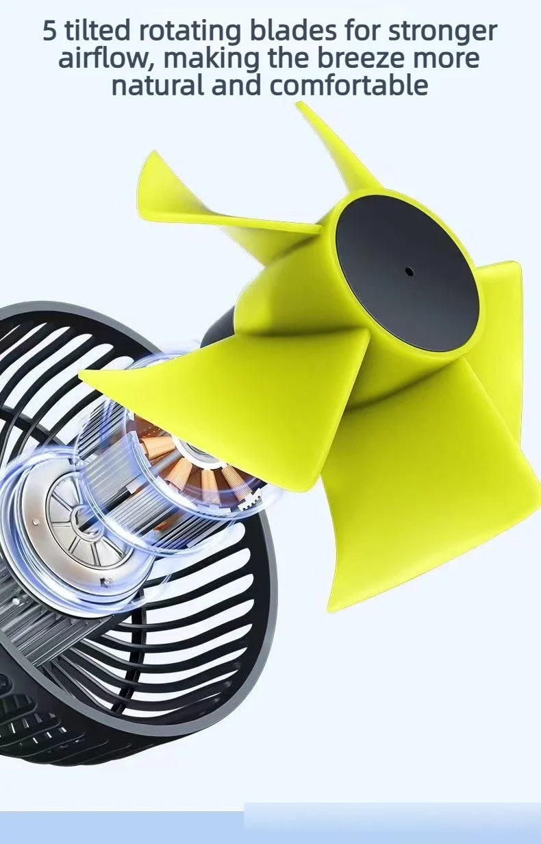 5V/12V/24V Car Fan Cooling Dual/Three Head USB Cooler Adjustable Auto Cooler Air Fan Car Accessories Wind Regulation