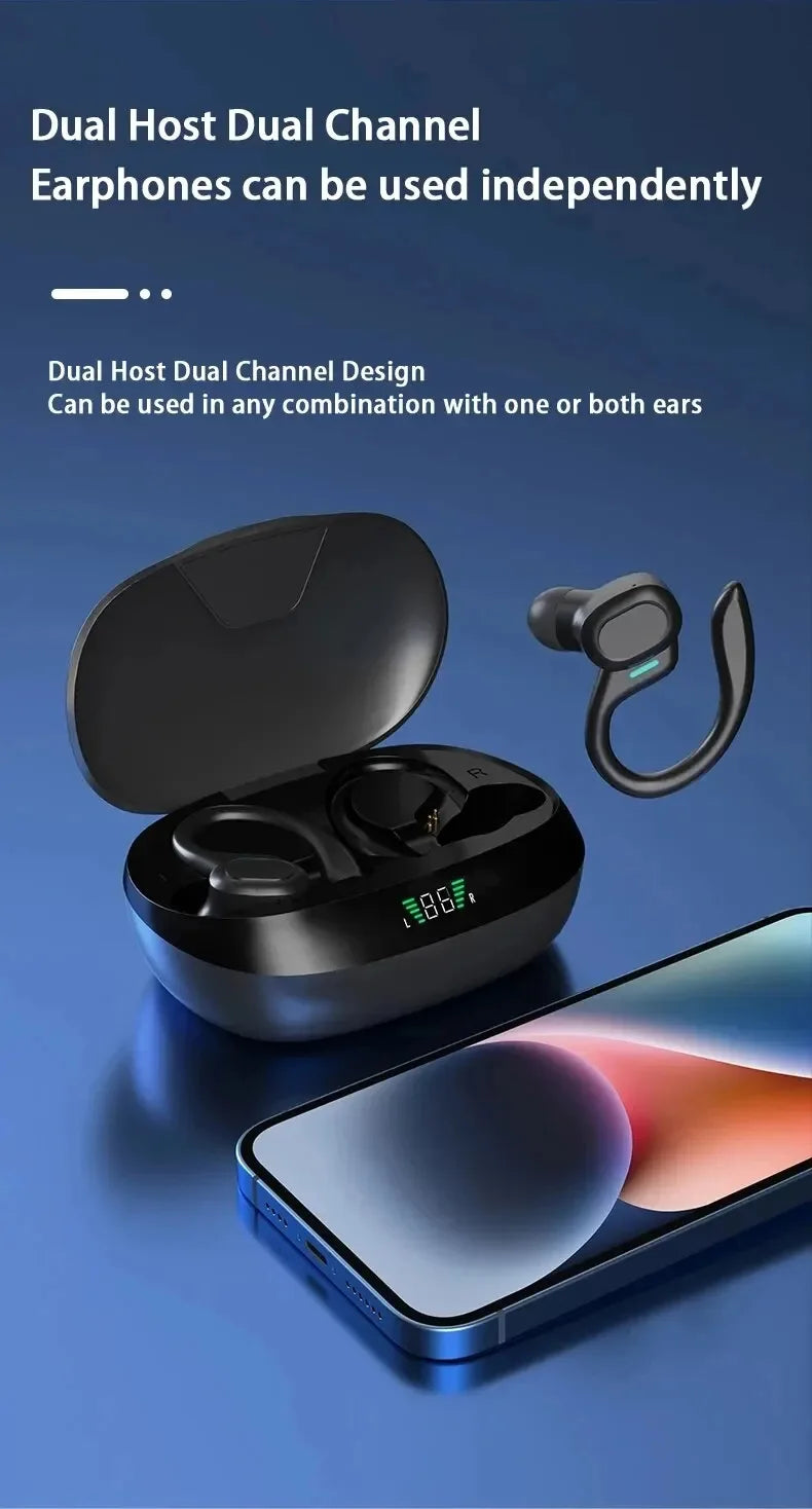 SP16 Wireless Earphones Ture Wireless Earbuds Ear Hook Sports HiFI Stereo Waterproof Headset With Mic TWS Headphone
