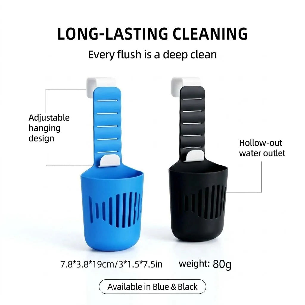 Silicone Toilet Tank Tablet Holder Versatile Toilet Bowl Hanging Cleaner and Deodorizer Hanger