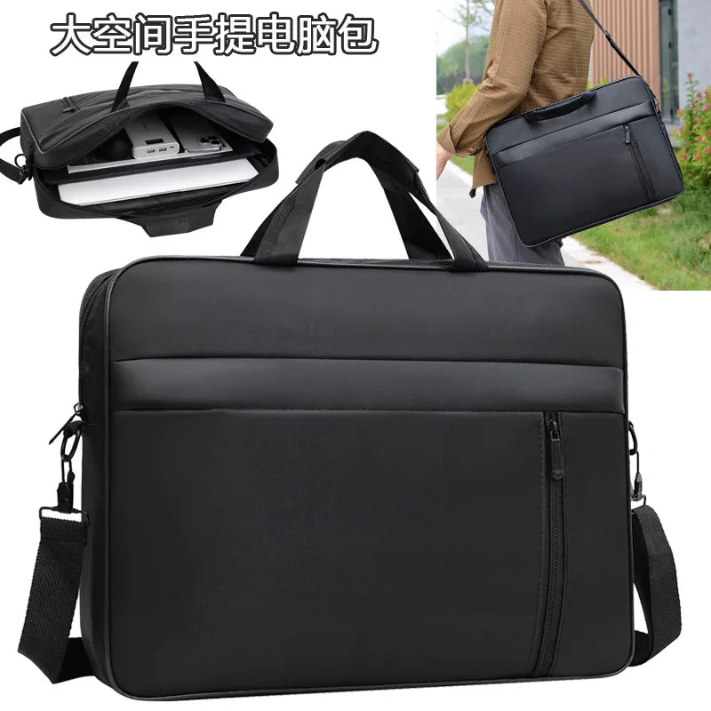 15.6 Inch Men's Handbags Laptop Bag Outdoor Business Trip Black Portable Large Capacity Computer Organizer Bags Мужская сумка 가방