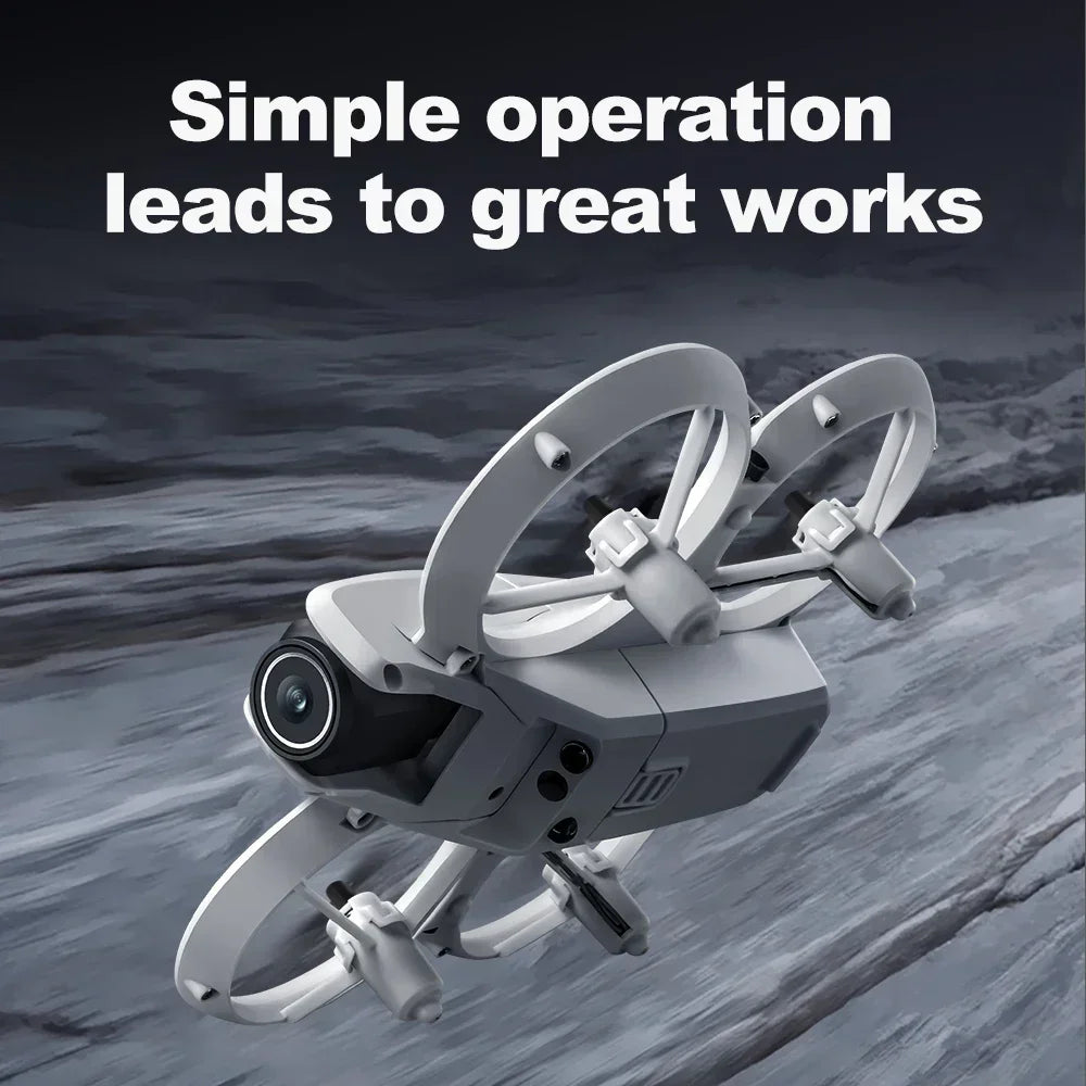 Lenovo V66 Mini Drone | 4K HD Camera, WiFi FPV, Obstacle Avoidance, Pocket-Sized RC Helicopter & Quadcopter
