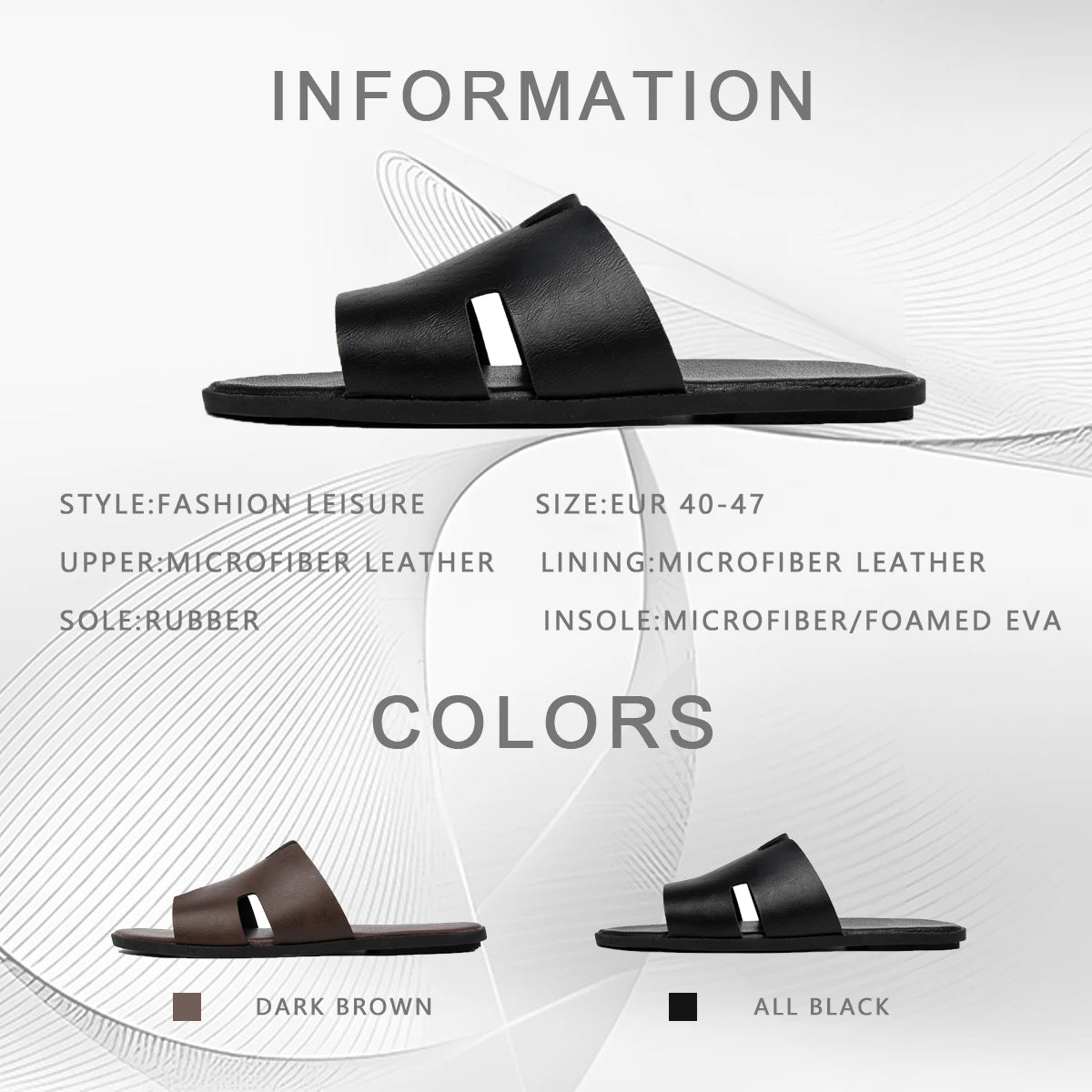 New men's daily shoes bathroom outdoor casual sandals non-slip and wear-resistant lightweight men's cool slippers