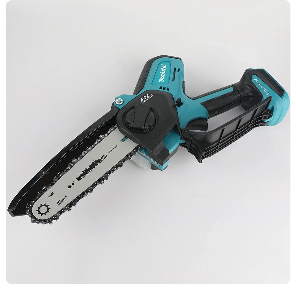 Makita  Woodworking with Small Handheld 18V Cordless Chainsaw for Electric 6-inch Logging Sawzall Mini Portable Chainsaw