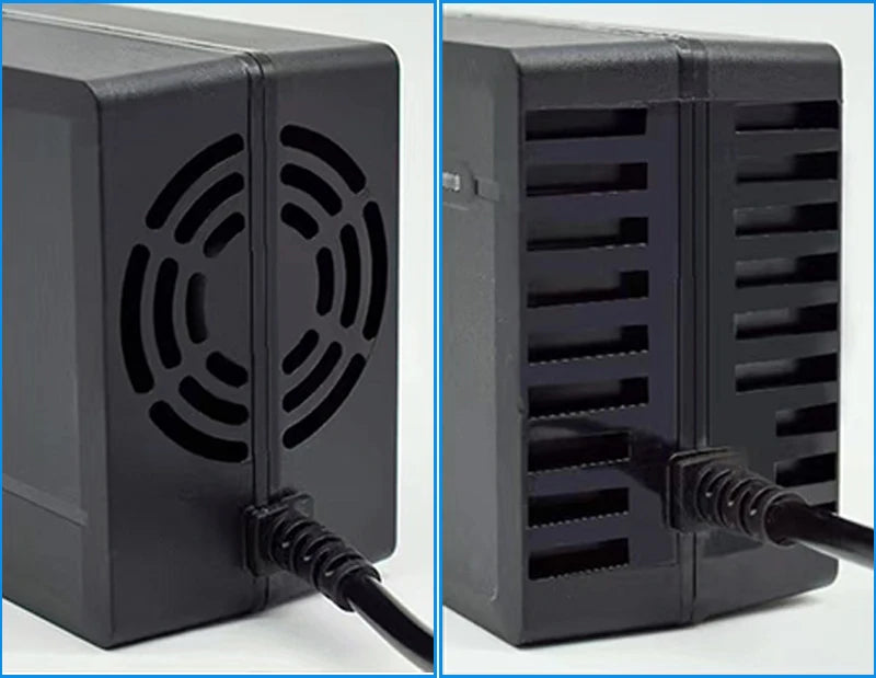 72V Charger 5A 20S Lithium-ion Battery Pack Charger 84V 5A Intelligent Fast Charging EU / US Plug With Cooling Fan
