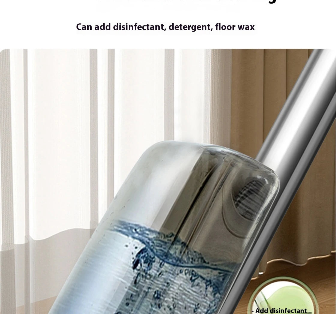 New Large Household Spray Mop With Replaceable Microfiber Pad For Wet And Dry Cleaning Microfiber Pads Rotating Spray Mop Broom