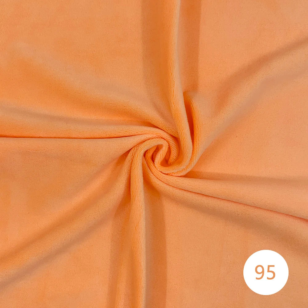 1.5mm Super Soft Short Plush Fabric Thick Crystal Super Soft Flannel Plush Toy Handmade Diy Fabric 45x50cm