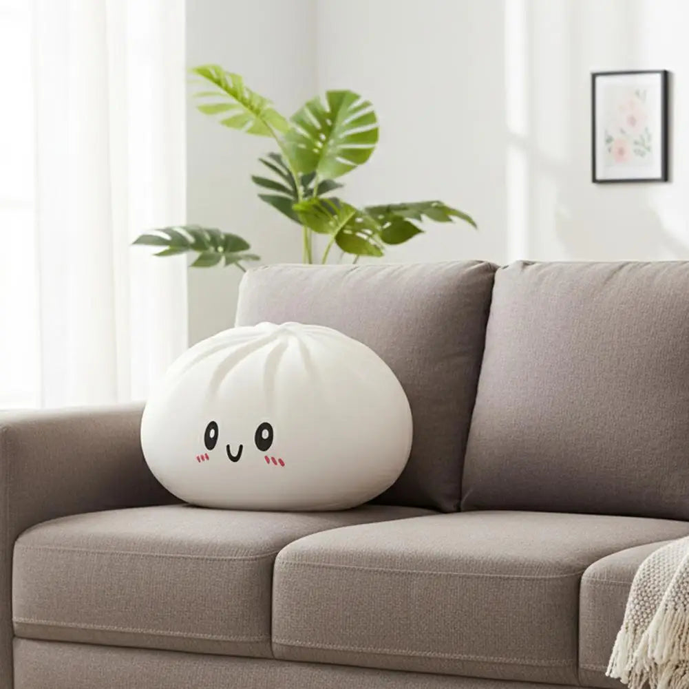 Large Steamed Bun Squeeze Toy Big Squishies Anti Stress Reliever Fidget Toy for Adults Kids Birthday Gift Soft Food Pillow Decor