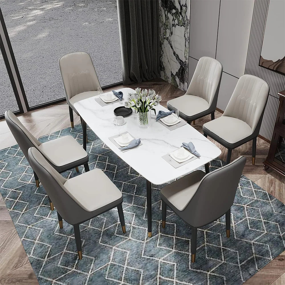 Elegant Dining Chair Set - 2/4/6 PU-Padded Chairs | Modern Design for Kitchen Restaurant Living Spaces