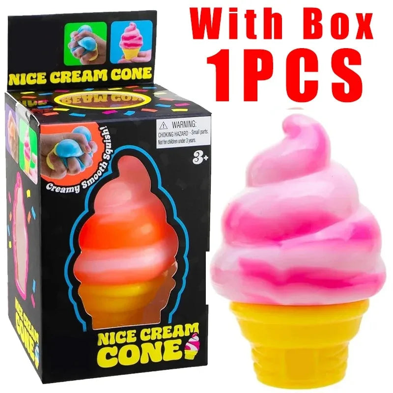 New Schylling Needoh Ice-Cream Sensory Toys Stress Relieving Blocks Pinching Relieving Puzzle Solving Venting Children Souvenir
