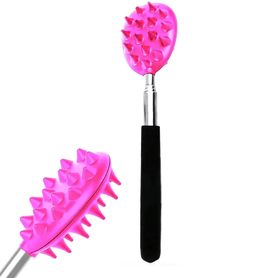 Cactus Telescopic Back Scratcher Ergonomic Back Scratchers Extendable Metal Claw Design Stocking Stuffers Hand Massager Backslap