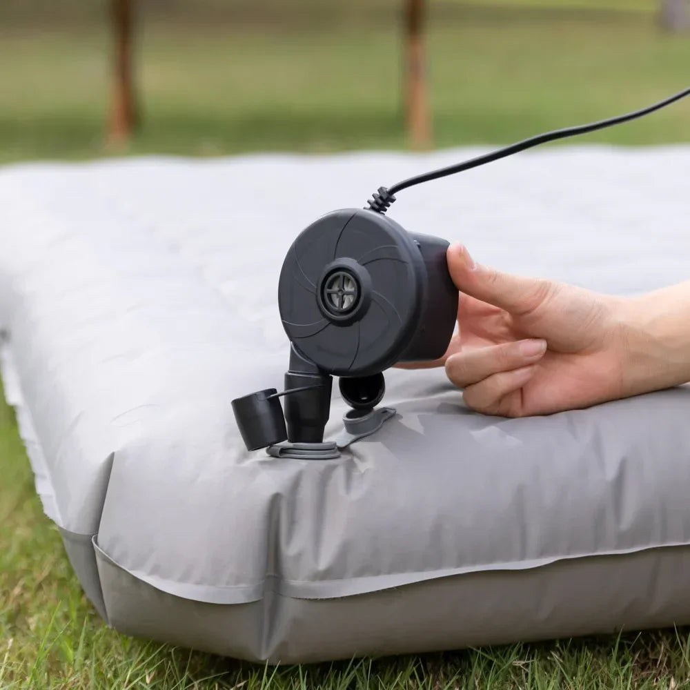 Portable Electric Air Pump with Multiple Nozzles for Quick, Suitable for Swim Ring, Pool Rafts and Inflatable Toys