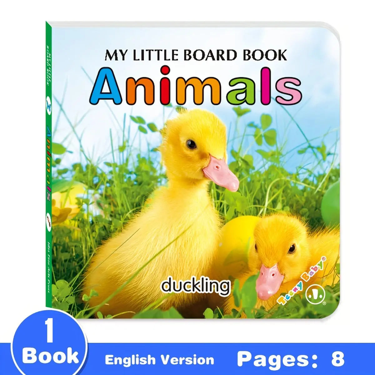 Colorful patterned card book, interactive sensory development gift, bright colors enhance early reading education