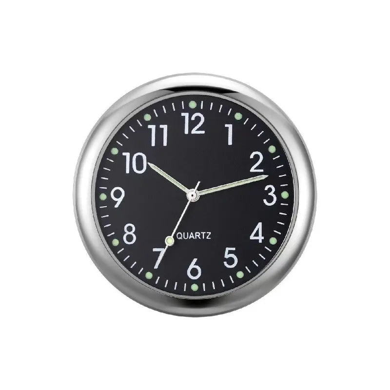 1pc Glow Decorative Car Clock Mini Quartz Watch for Car Decoration