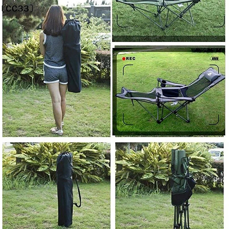 〔CC33〕Camping Chair Storage Bags Round Bottom Drawstring Storage Bag Portable Durable Cover Picnic Folding Bag(only bag,no chair