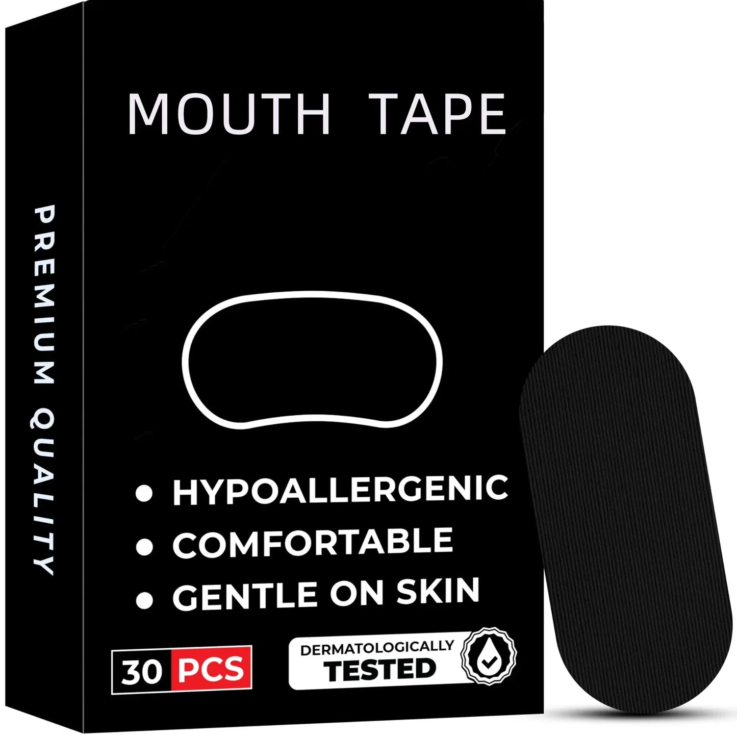 30/60Pcs Mouth Tape Sleeping Keep Mouth Close Prevent Snoring Gentle Sleep Strip for Home Travel Mouth Tape for Sleeping