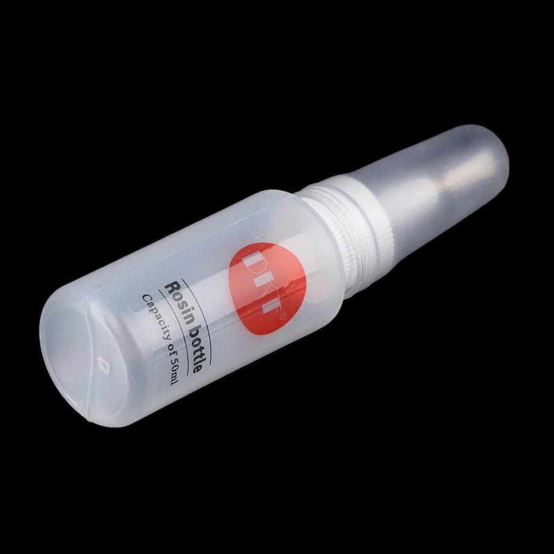 50ml Plastic Clear Liquid Alcohol Bottle Rosin Solder Flux Paste Bottle Dropper With Brush For Welding Repair Tools