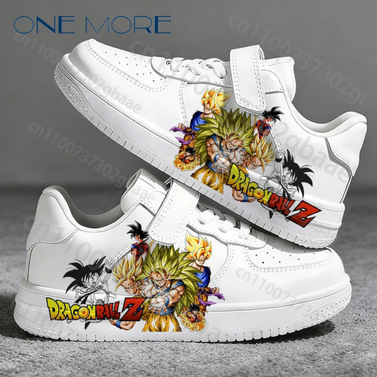 Dragon Ball Children's Print Shoes Hot Selling Goku Fashion Waterproof Breathable Wholesale Boys Girls Sneakers Size 28-40