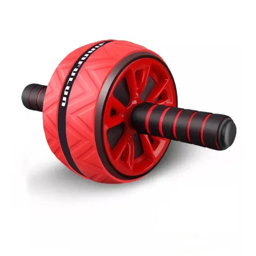 Dual-Wheel Silent Ab Rollers Abdominal Roller for Core Workout Fitness Equipment with Non-Slip Base for Men Women Home Gym