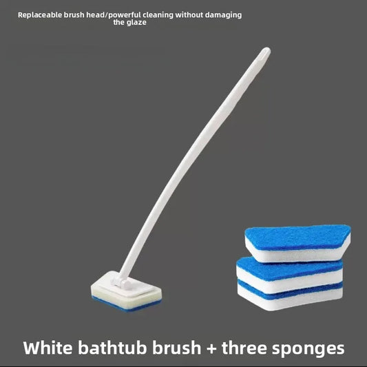 Multifunctional Wall Floor Cleaning Brush, Portable Scrub Brush for Bathroom Tile Bathtub Kitchen Household Cleaning Tool