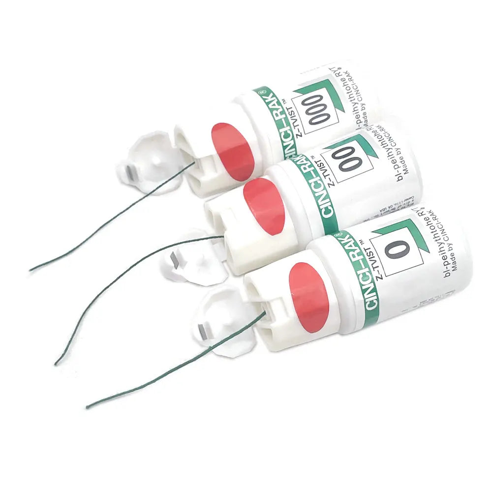 Dental Thread Disposable Gingival Retraction Cord Knitted Cotton Gum Line Dentist Material 1 Bottle Size 0 00 000