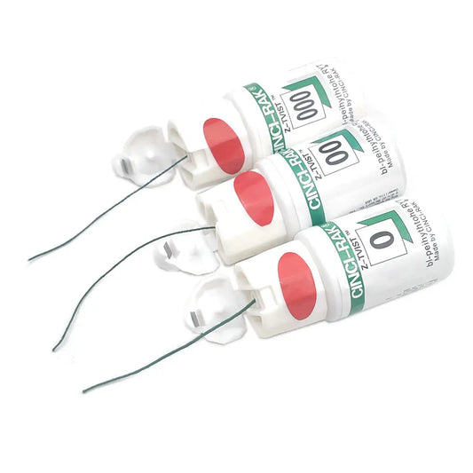 Dental Thread Disposable Gingival Retraction Cord Knitted Cotton Gum Line Dentist Material 1 Bottle Size 0 00 000