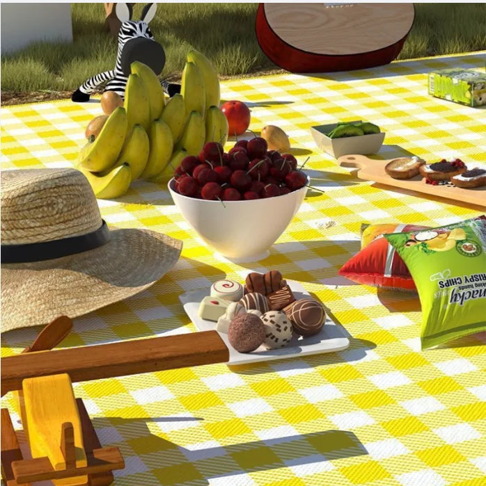 Picnic Mat - Foldable - for Spring Outings, Picnics, Beach Camping - Waterproof and Moisture-proof - Ground Mat - Picnic Cloth