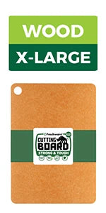 Bamboo Cutting Boards for Kitchen [Set of 3] Wood Cutting Board for Chopping Meat, Vegetables, Fruits, Cheese