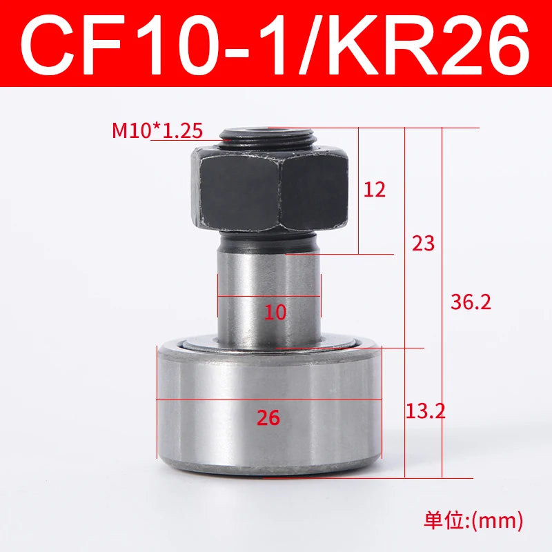 Cam Needle Roller Bearing Bolt Type CF3 CF4 CF5 CF6 CF8 CF10 CF12 CF16-CF30 KR10 KR12 KR13KR16-KR90 Wheel And Pin Bearing