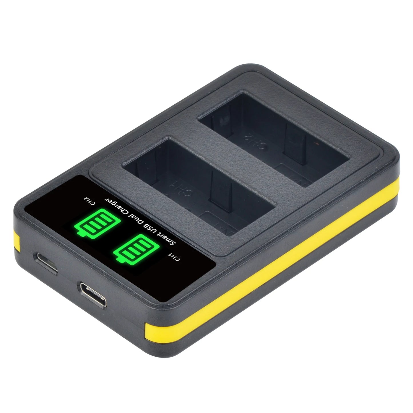 LED Dual USB Charger with Type C Port for PS-BLN1 BLN-1 BCN-1 Batteries Compatible with Olympus OM-D E-M1 E-M5 E-P5 Cameras