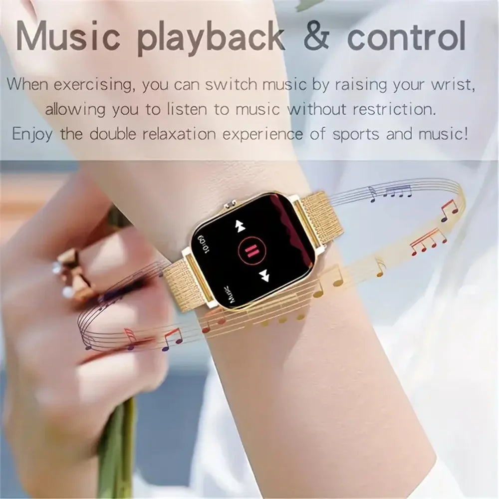 LAXASFIT 2026 Smart Watch 1.83 Inch HD Display Answer Make Call Message Preview Sport Modes DIY Dial Weather Forecast Men Women