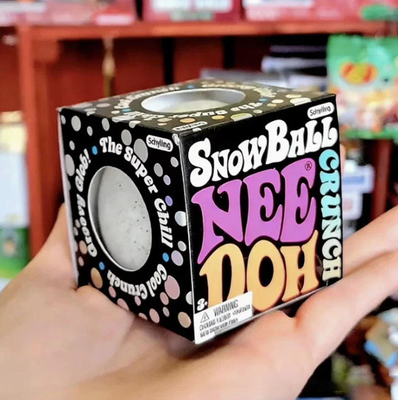 Schylling Needoh New Product NeeDoh Snow Ball Crunch Snow Ball Crunch Stress Relief Toy Anti-Anxiety Squeeze Toy Party Prop Gift