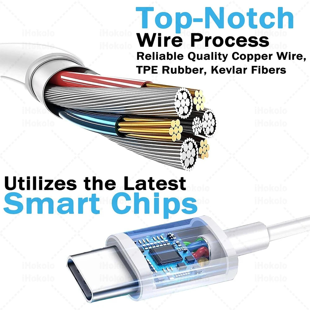 Original Wired Earphones For Apple iPhone 17 16 15 14 13 12 11 Pro Max USB-C Lightning 3.5mm Headphones X XR 8 Phone Accessories