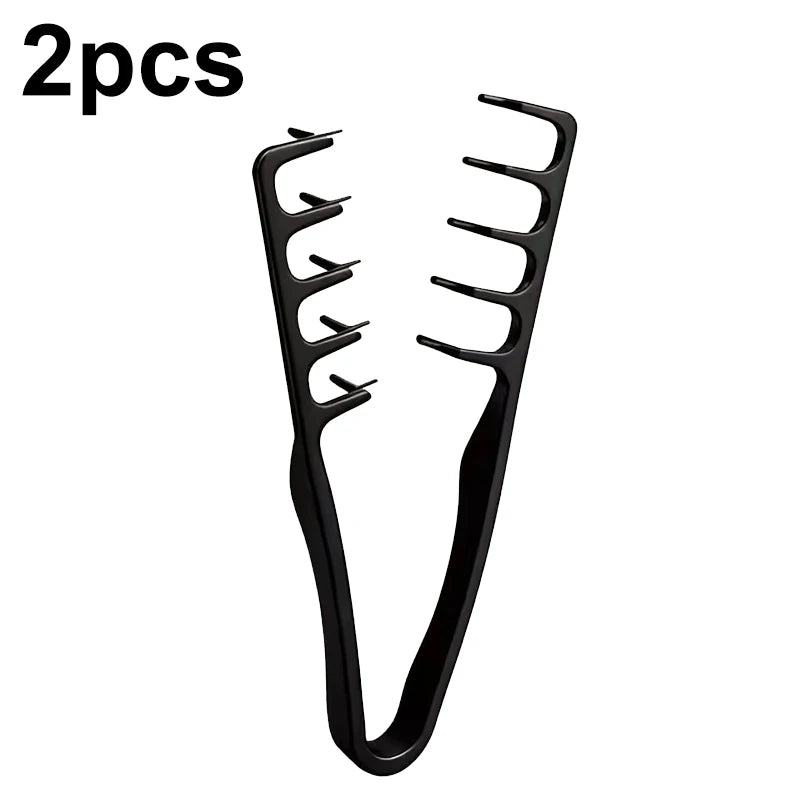 1/2/5Pcs Volumizing Wide-Tooth Hair Styling Comb Curling Tools Fluffy Texture For Men Ideal For All Hair Types Hairstyling Tools