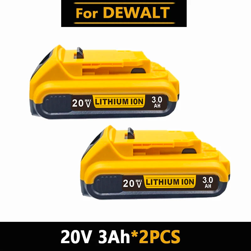 .Original for DEWALT 20v/60V battery DCB606 DCB609 DCB182 DCB205 DCB206 DCB209 power tool 18V battery 6AH 9AH battery.