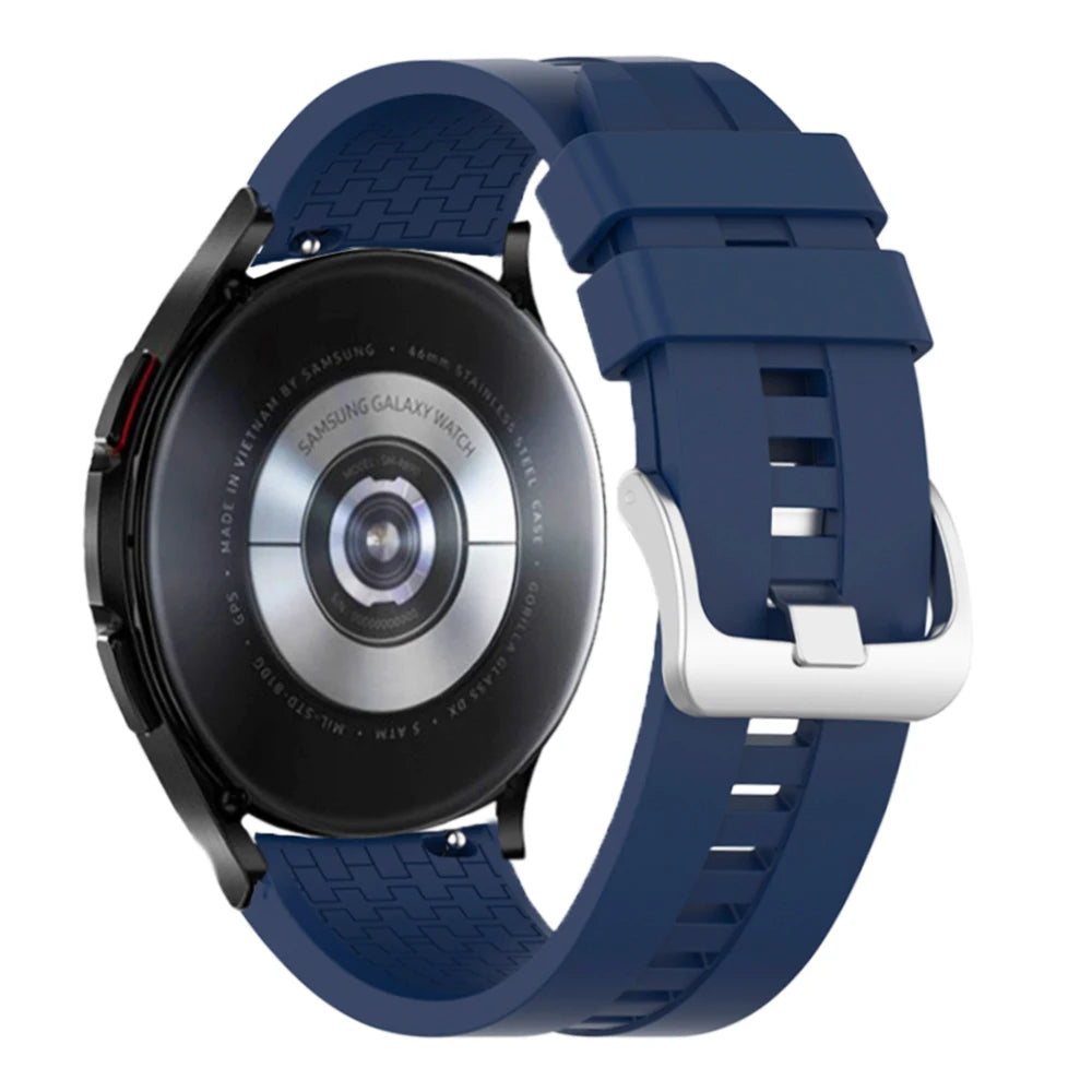 20mm 22mm watch band for Samsung Galaxy watch 6/5/pro/4/6 classic/Active 2 Silicone Sport bracelet huawei gt 4-3-pro-2-2e strap
