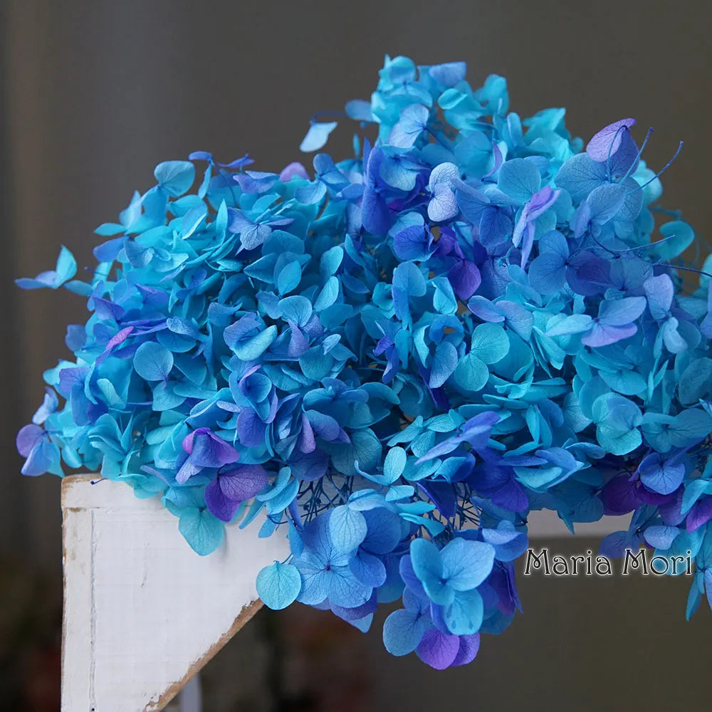 Anna Hydrangea (Color 123-164) Flowers Little Leaves Preserved Hydrangea Home Decor DIY Material Epoxy Resin Handmade Flowers