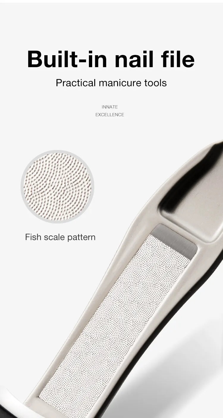 MR.GREEN Anti Splash Nail Clippers Stainless Steel Fingernail Cutter Manicure Tools Bionics Design Nail Trimmer
