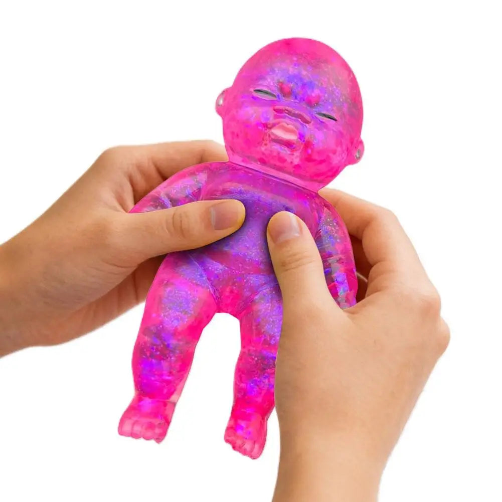 Vivid Sugar Baby Squeeze Toy Squishy Baby Slow Stress Ball Rebound Decompression Toy For Adult Kid Relieve Stress Home Decor