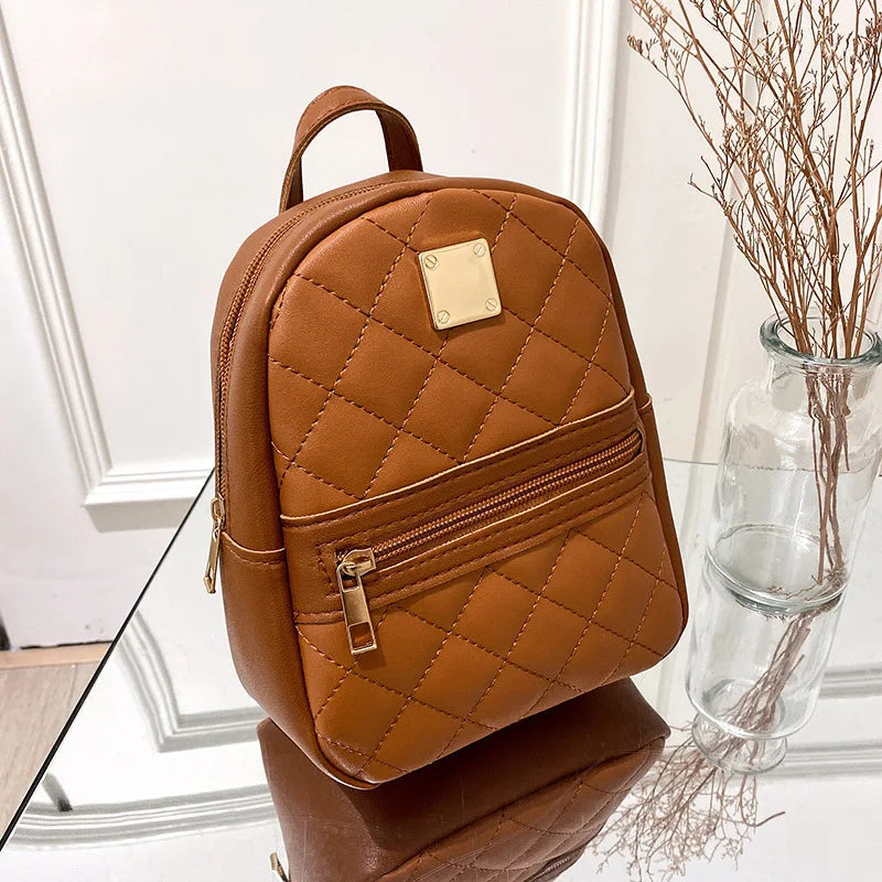 Embroidered backpack 2021 women's bags Korean version girls' backpack, one piece dropshipping stylish women's backpack