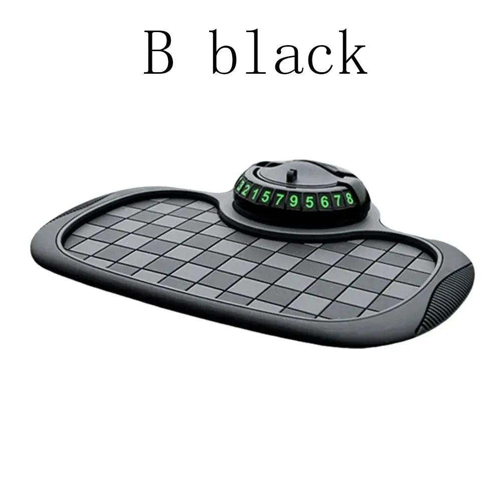 2 in 1 Car Phone Mount with Anti Slip Mat Dashboard Phone Holder 360-Degree Rotation Stable Smartphone Holder Universal