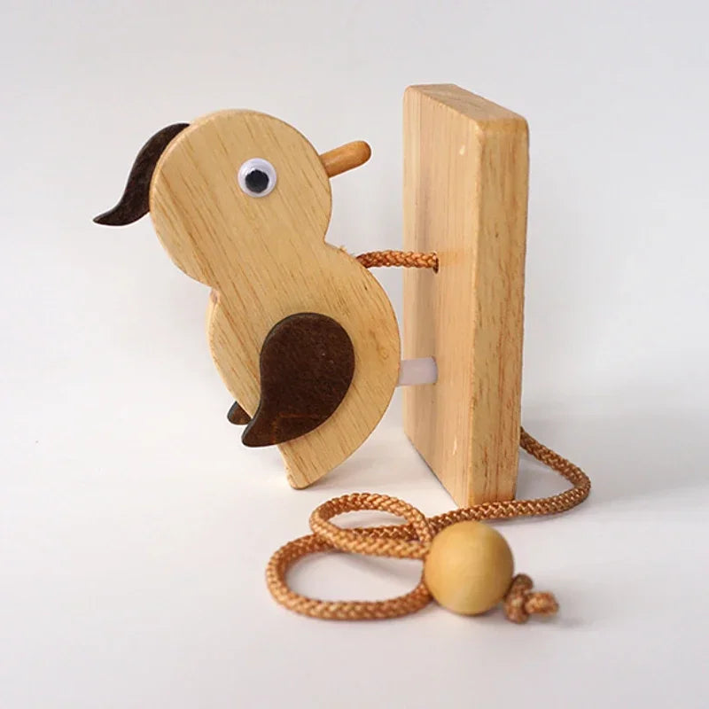Wooden Woodpecker Doorbell Entrance Wireless Door Bell Creative Woodpecker Shaped Doorbell Door Bell Decor Home Decoration