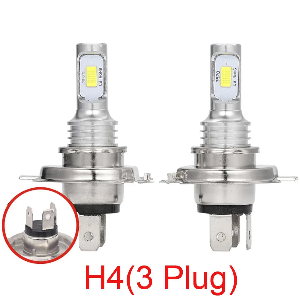 LED H7 20000LM 4300K 8000K 3000K HB3 HB4 9005 9006 H3 H1 H8 H4 H11 H9 Turbo Canbus Led Car Headlight CSP CHIP Fog Light