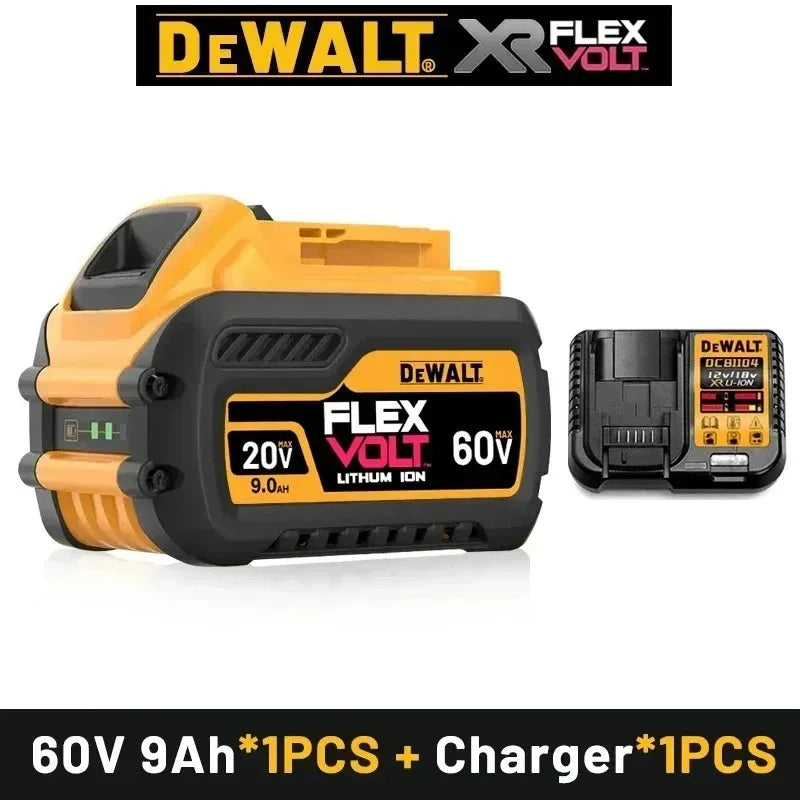 DeWALT Original Battery 20V/60V 6Ah 9Ah MAX FlexVolt for DCB606 DCB205 DCB206 DCB209 DCB182 Power Tool