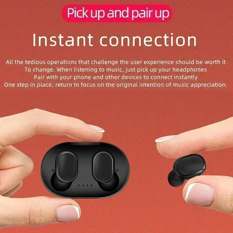 NEW A6S TWS Wireless Bluetooth Earphones sport Earbuds Fone Bluetooth Headset With Mic For Xiaomi Samsung Huawei smartphone