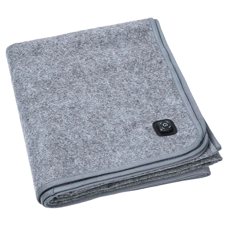 6 Area 10W DC Heated Mat Plush Electric Blanket Single Mattress USB Type-C Interface Portable Washable Office Bedroom Outdoor