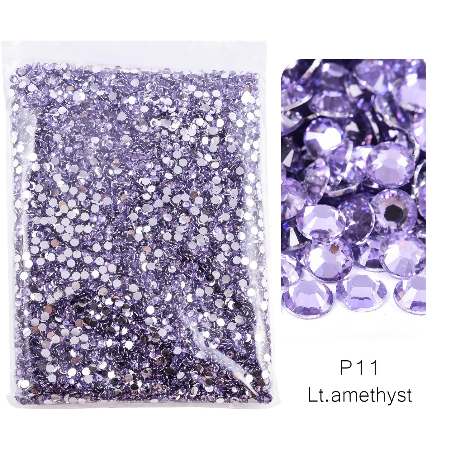 Oleeya Wholesale Flatback Silver bottom Resin Cтразы Non hotfix Rhinestones in Big Package Glitter Crystals and Strass For 네일파츠