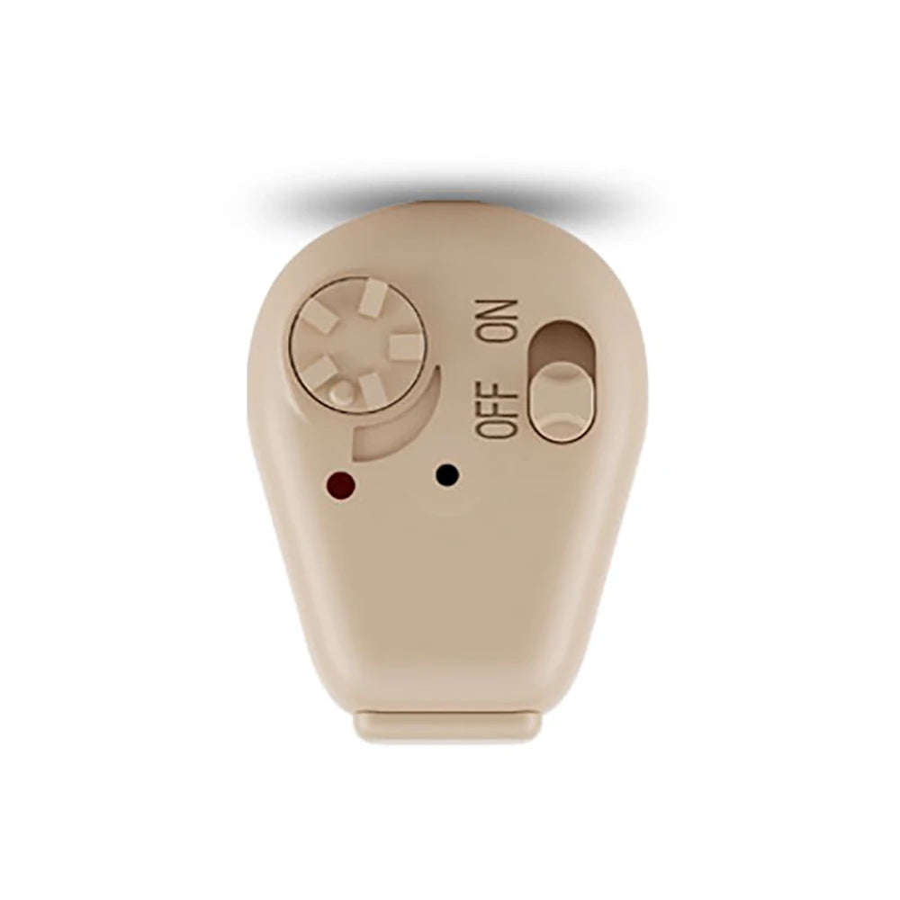 Rechargeable Mini In-Ear Sound Amplifier Wireless Headset Hearing Aid Device with Battery Ear Handset Tool for Deaf