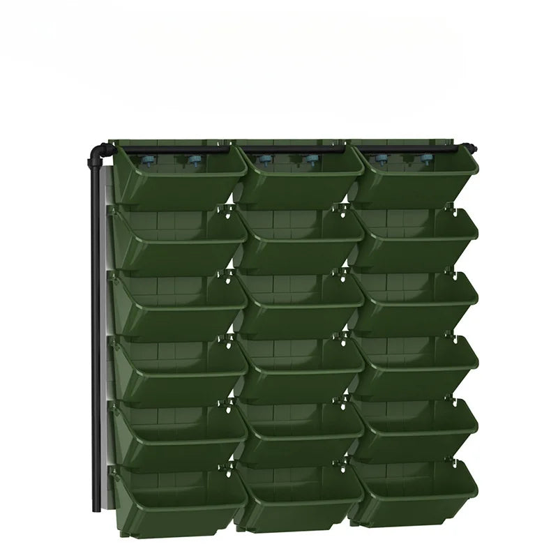 1Pc Plastic Flower Pots Vertical Plant Walls Three-dimensional Green Container Enclosures Planting Boxes Planters Forest Boxes